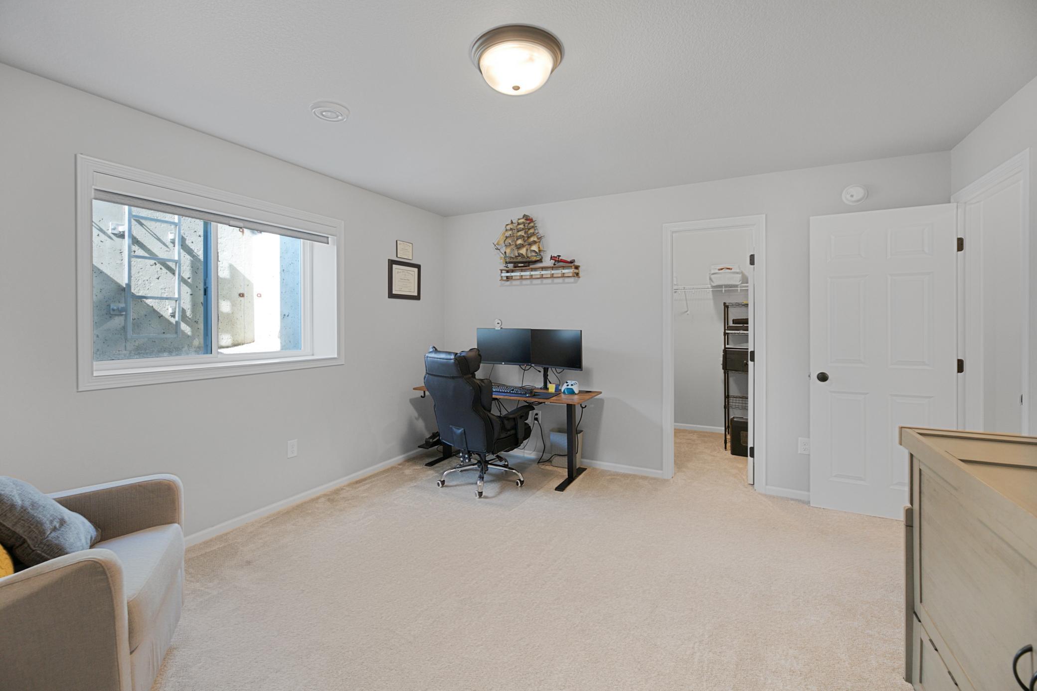 Bedroom #3 with walk-in closet