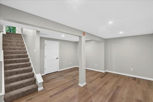 Brand new completely redone lower level offers a ton of space
