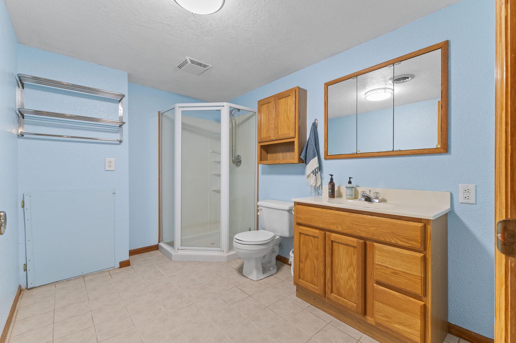 Basement 3/4 bath