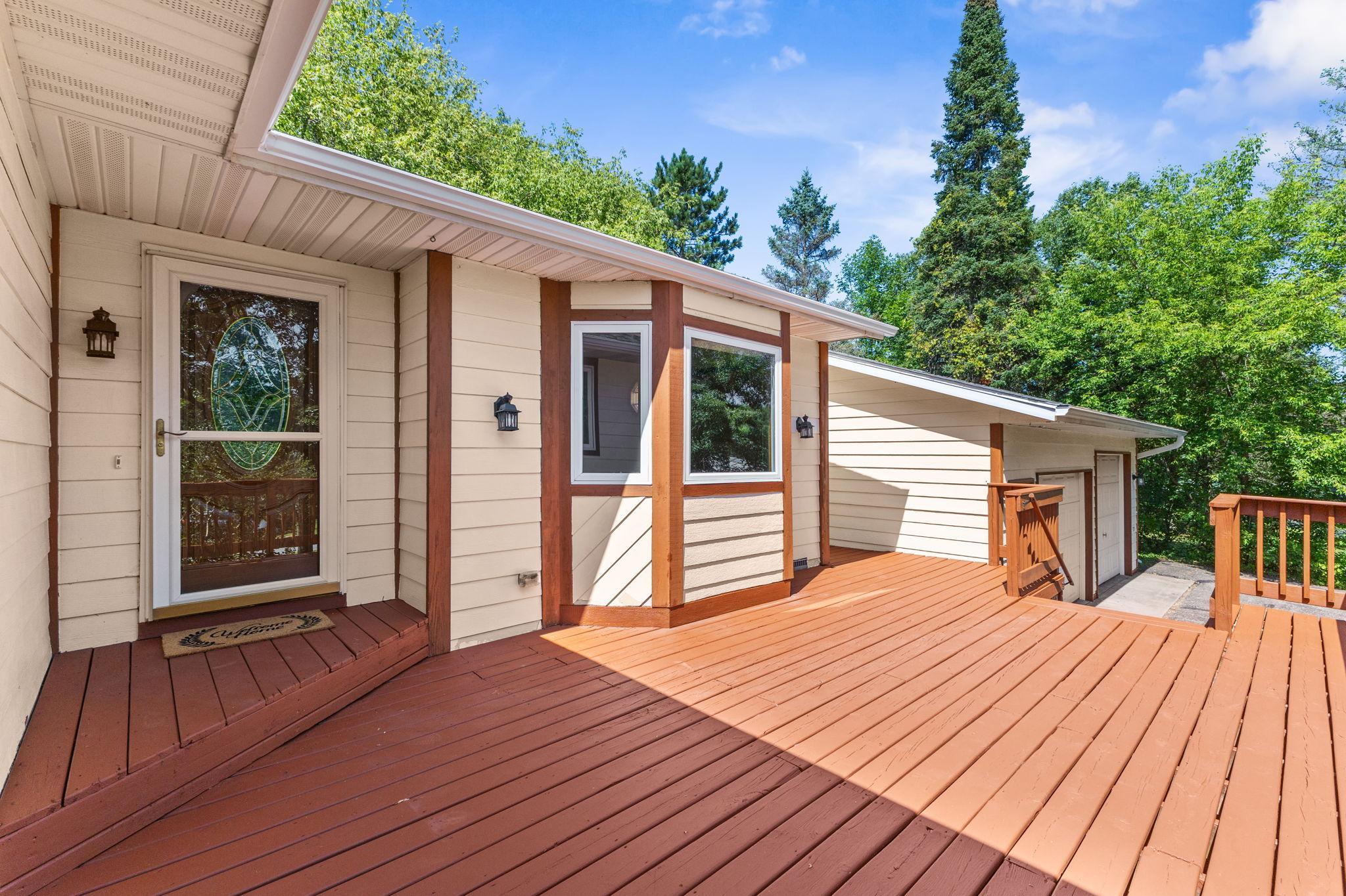 Front porch wrap around deck
