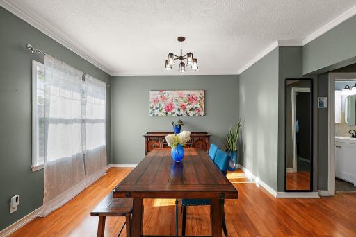 Dedicated dining area