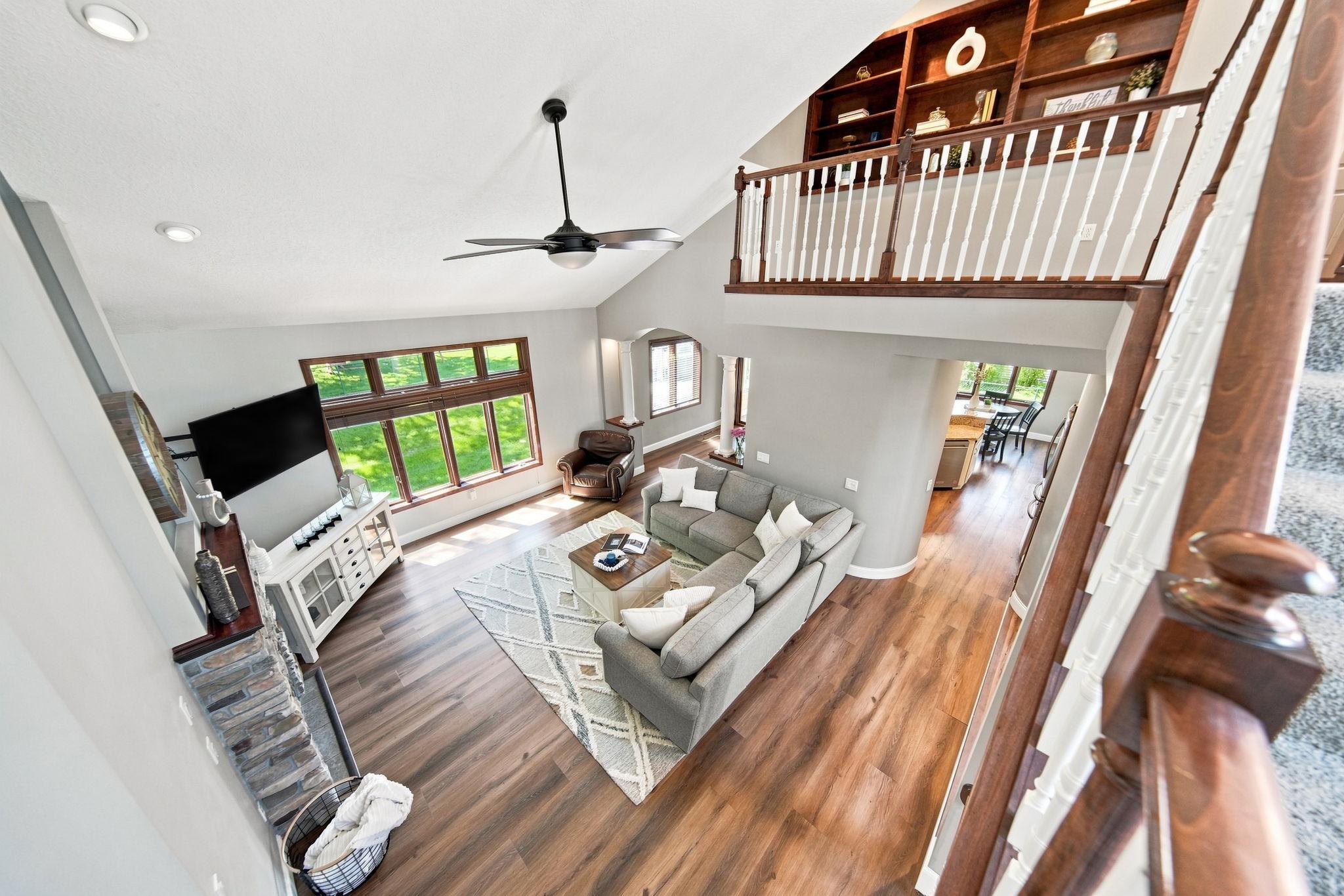 Take in this view from above! Nearly every part of this home has been thoughtfully updated. In 2022, the roof, siding, and fascia were all replaced—an investment of over $70,000!