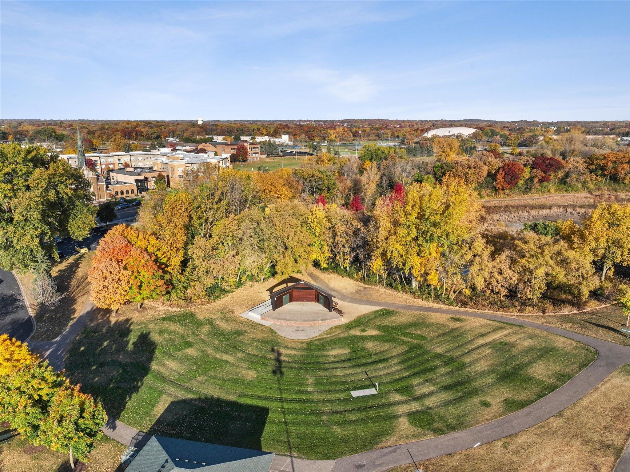 Central Park hosts a wonderful Amphitheatre space, and regularly hosts concerts and events.
