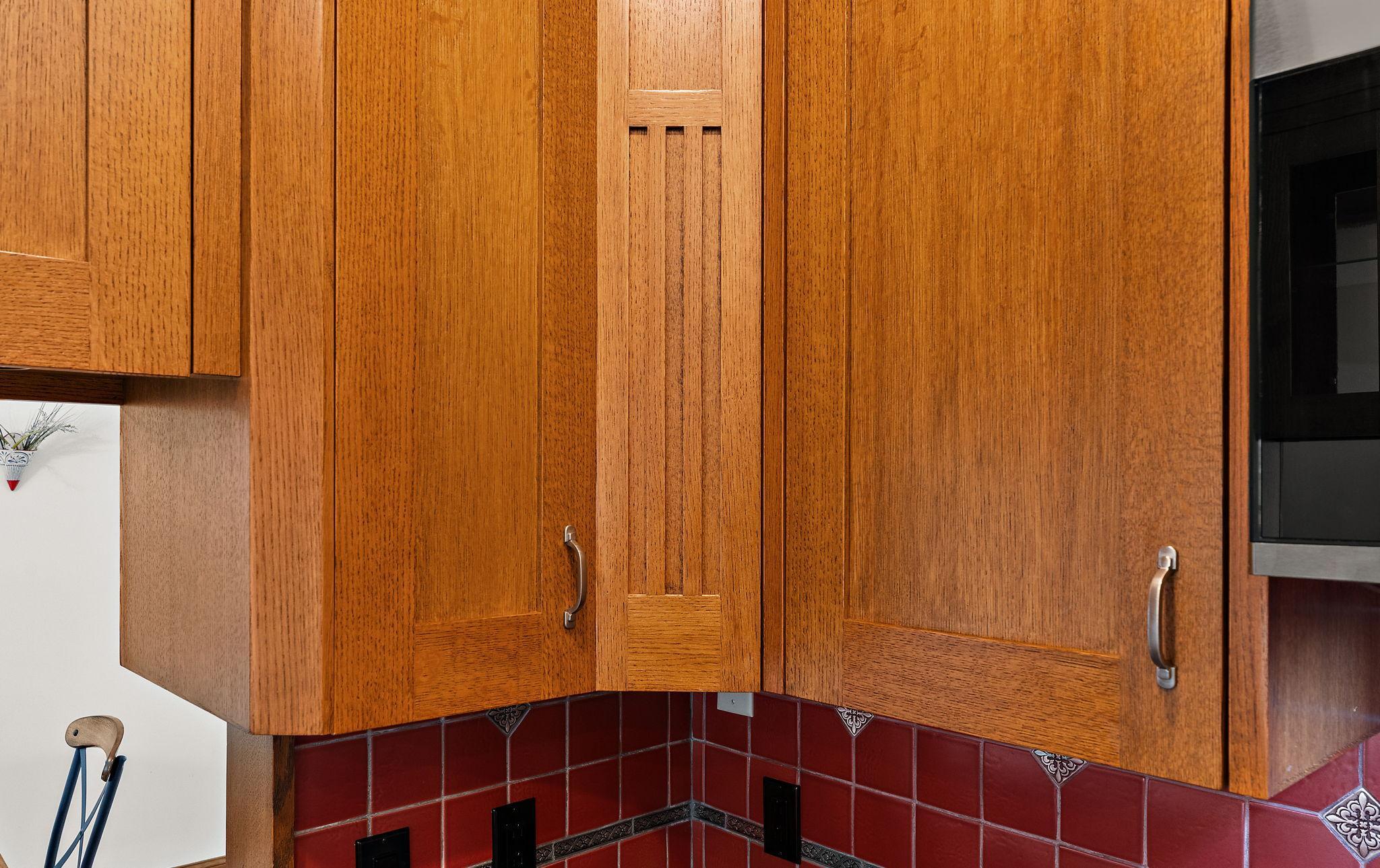 Mission style Kitchen Details