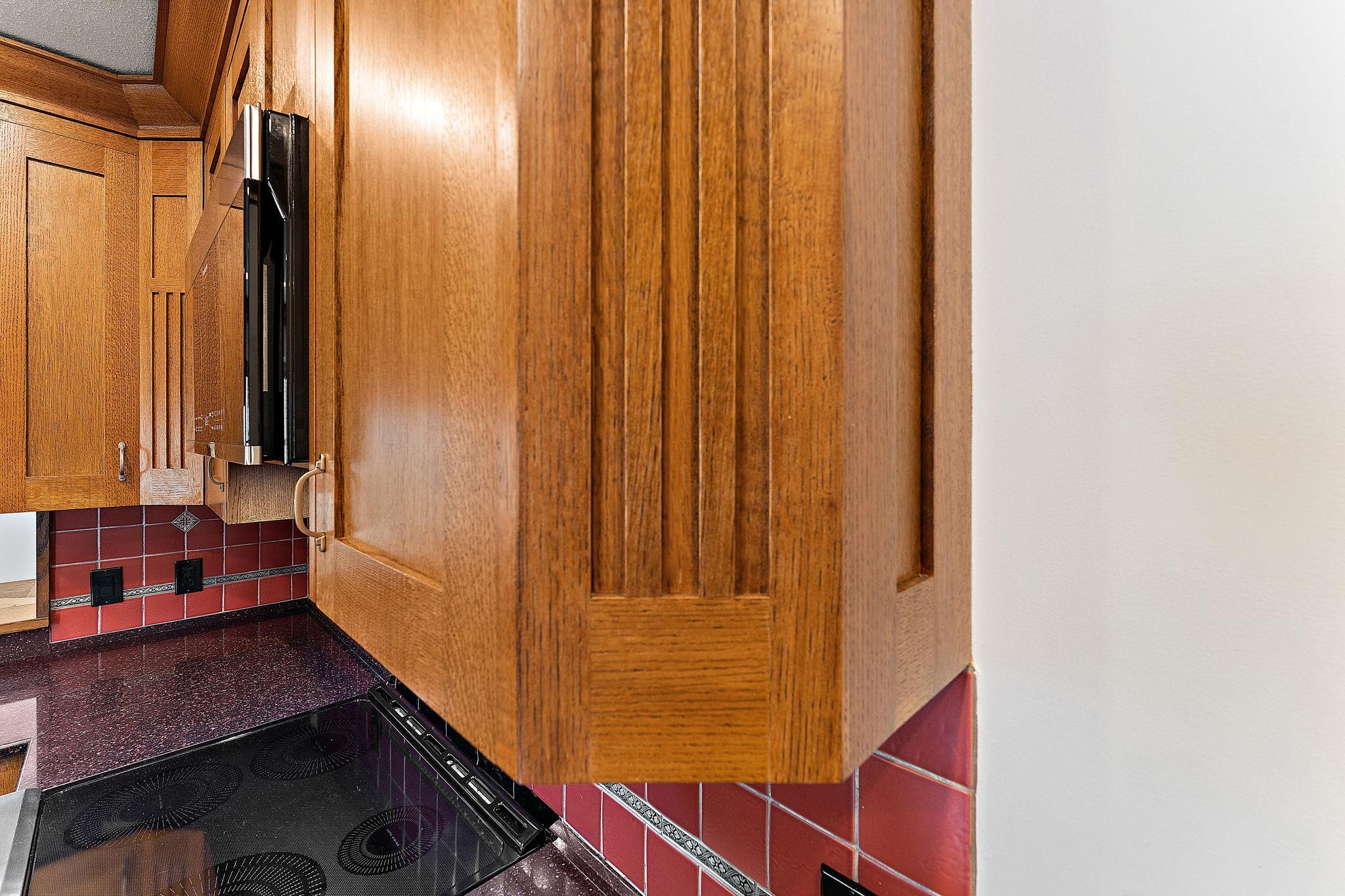 Mission style Kitchen Details