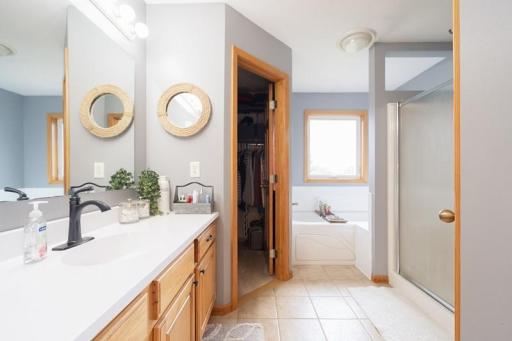 Primary Bathroom & Walk In Closet