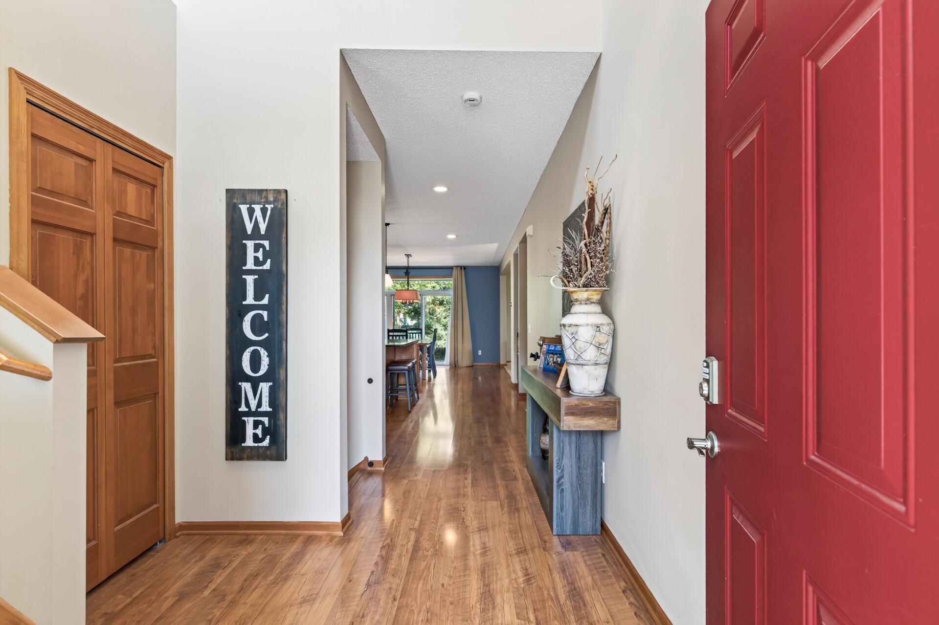 Entry is large and inviting