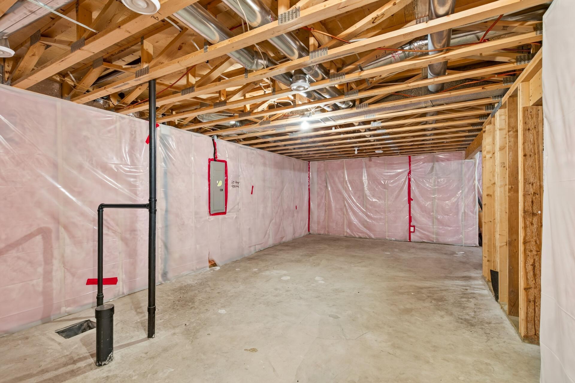 Lower level ready to finish