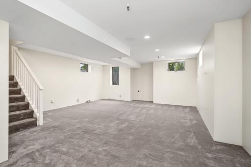Huge lower level family room