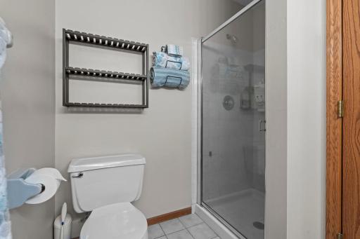 Another angle of the private 3/4 bathroom.