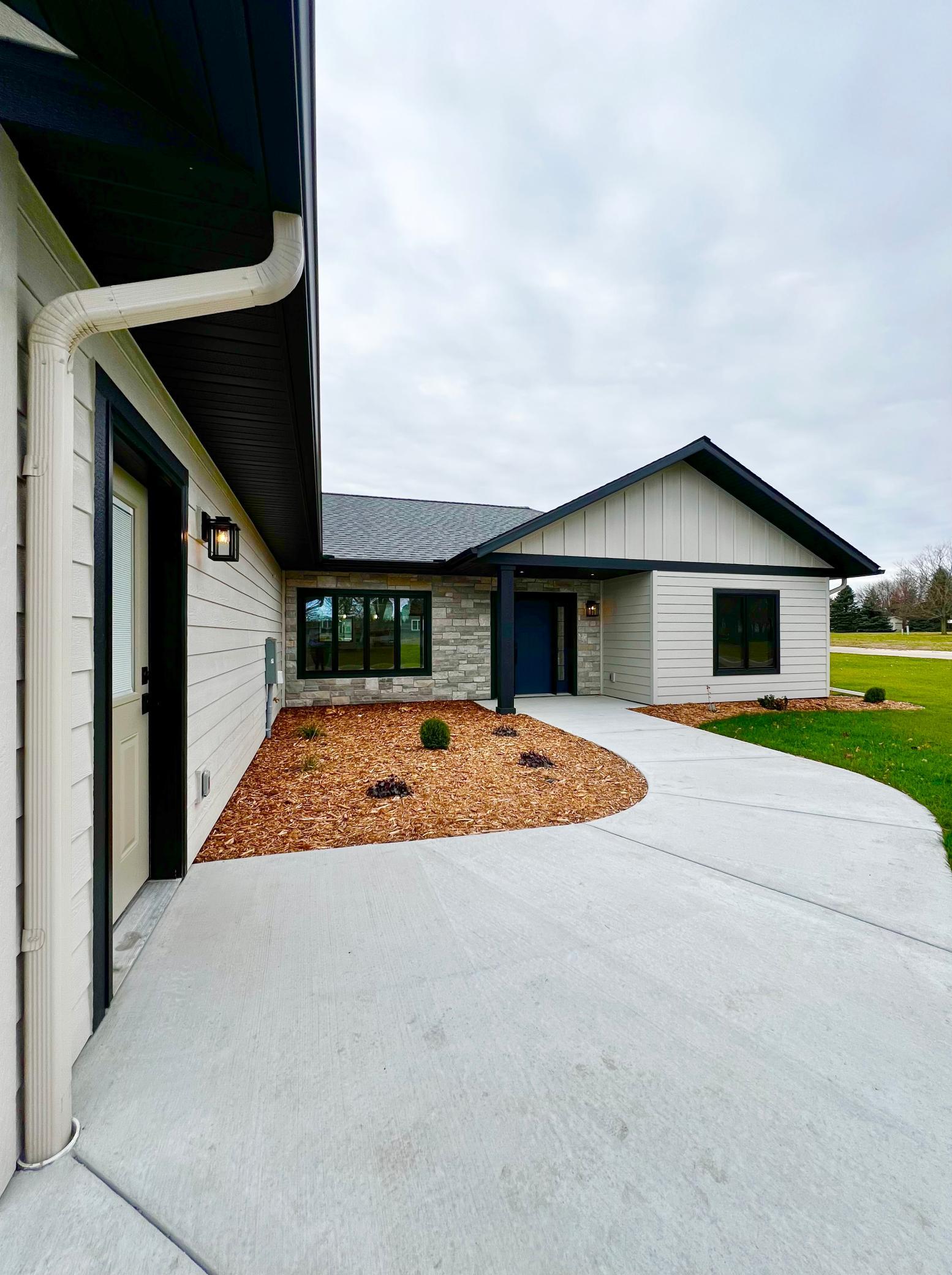 Walk way to the front door.