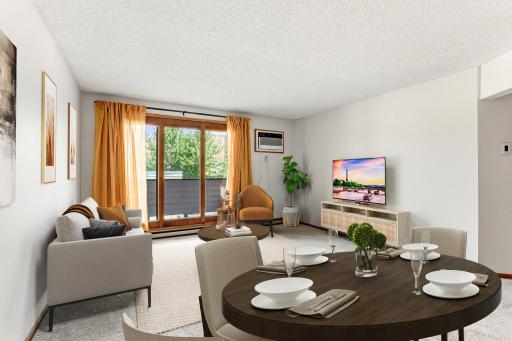 Unit #303 Welcome home and step out onto your private balcony! [image digitally staged]