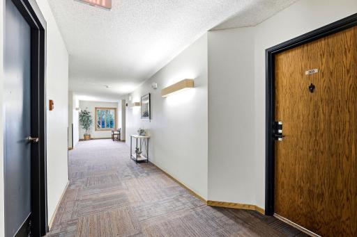 Pleasant and well cared for hallways and other common spaces
