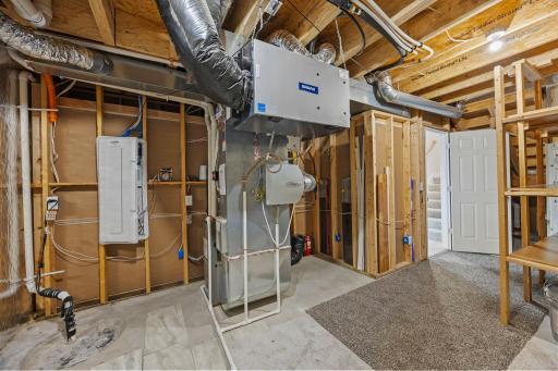 Cleaner than new construction mechanical room