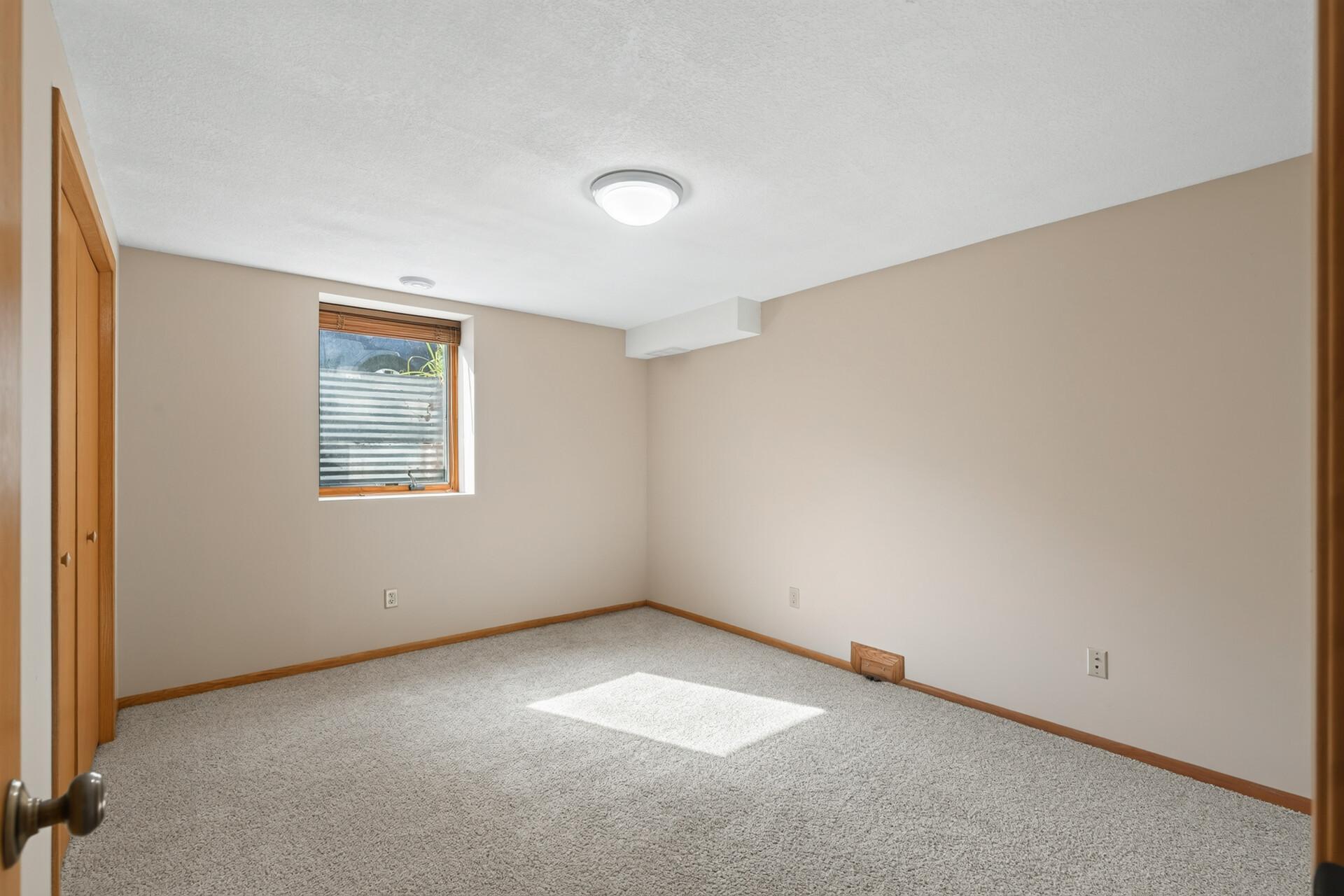 Lower level 4th bedroom