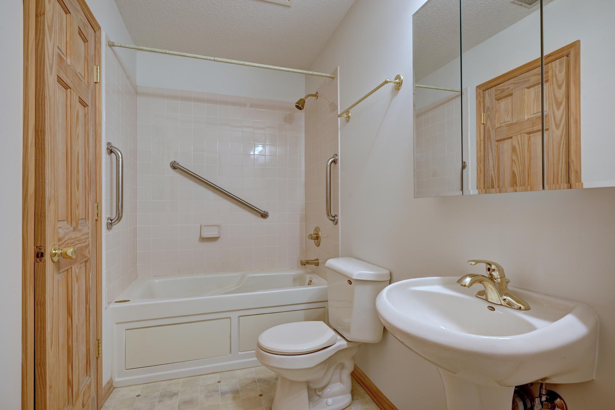 Basement bathroom