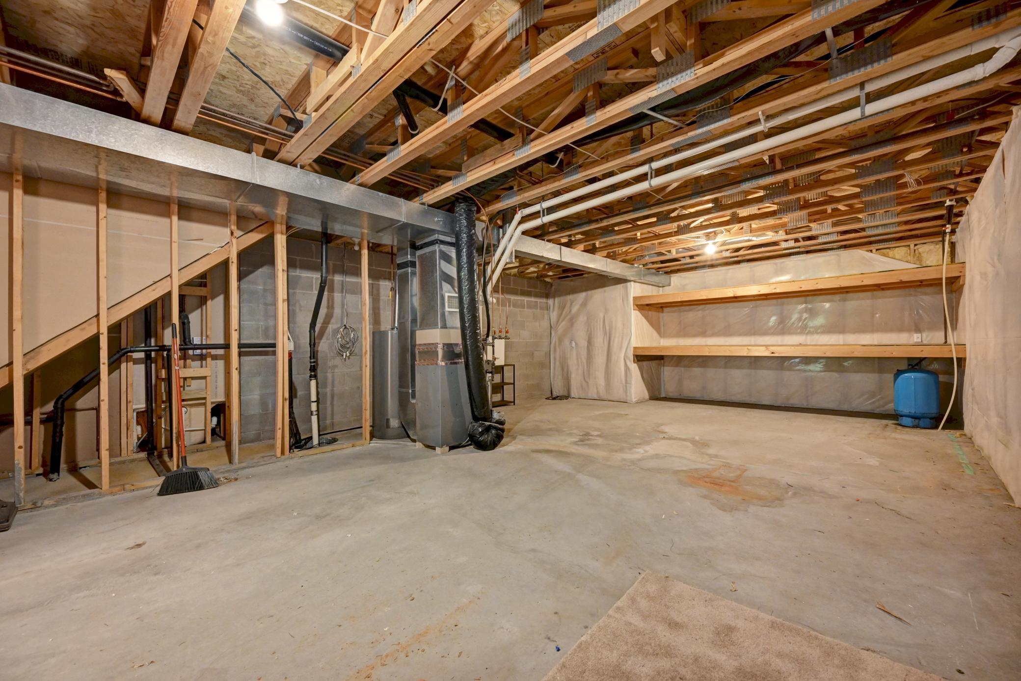 Basement storage