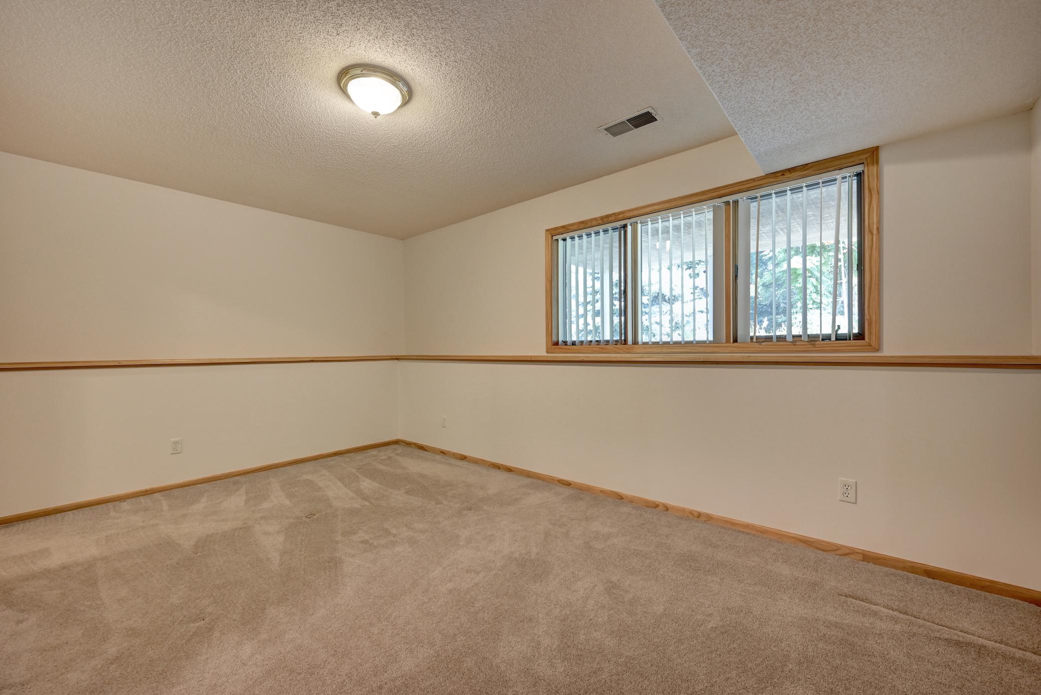 Basement bedroom