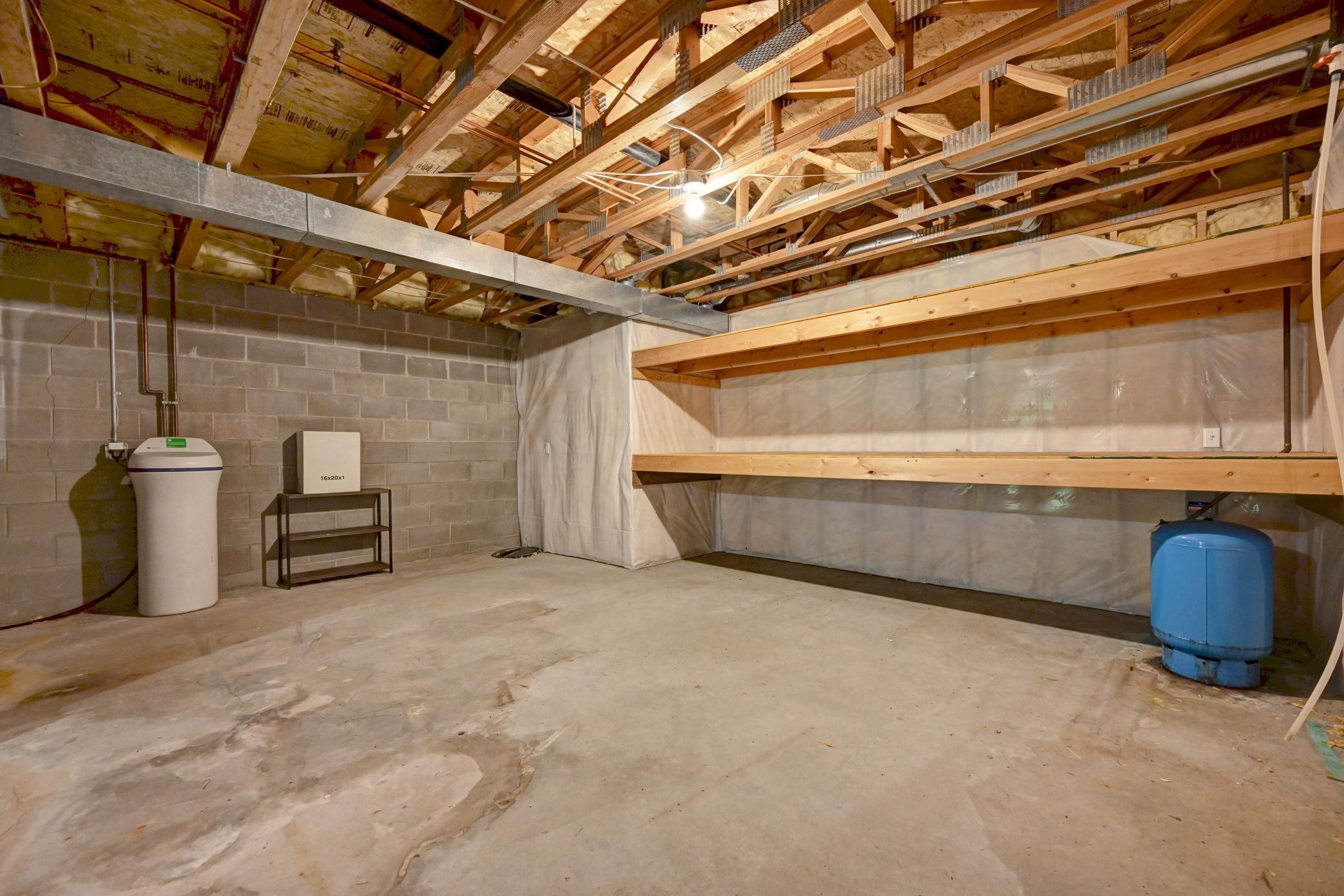 Basement storage