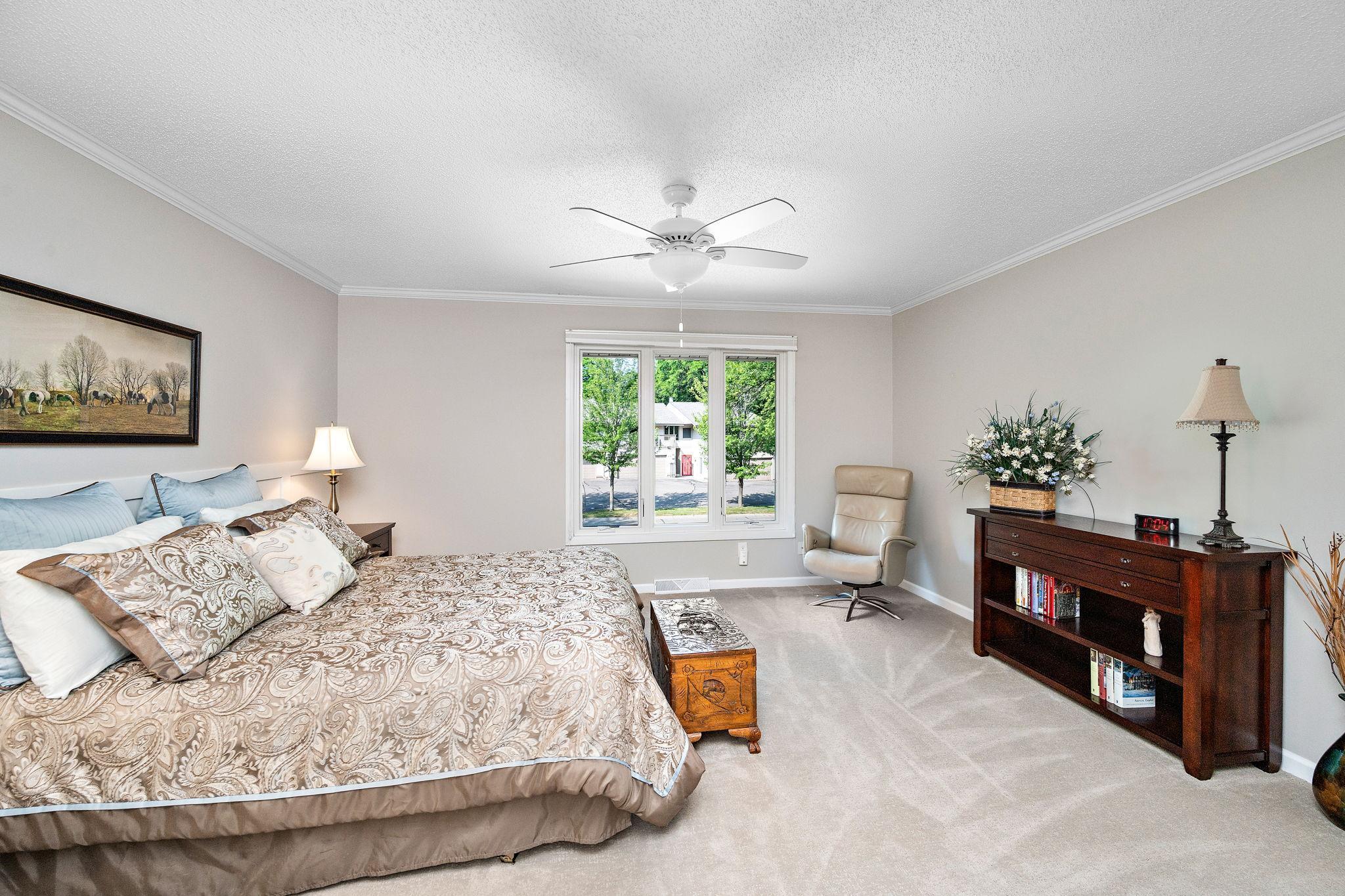 1 of 2 large bedrooms