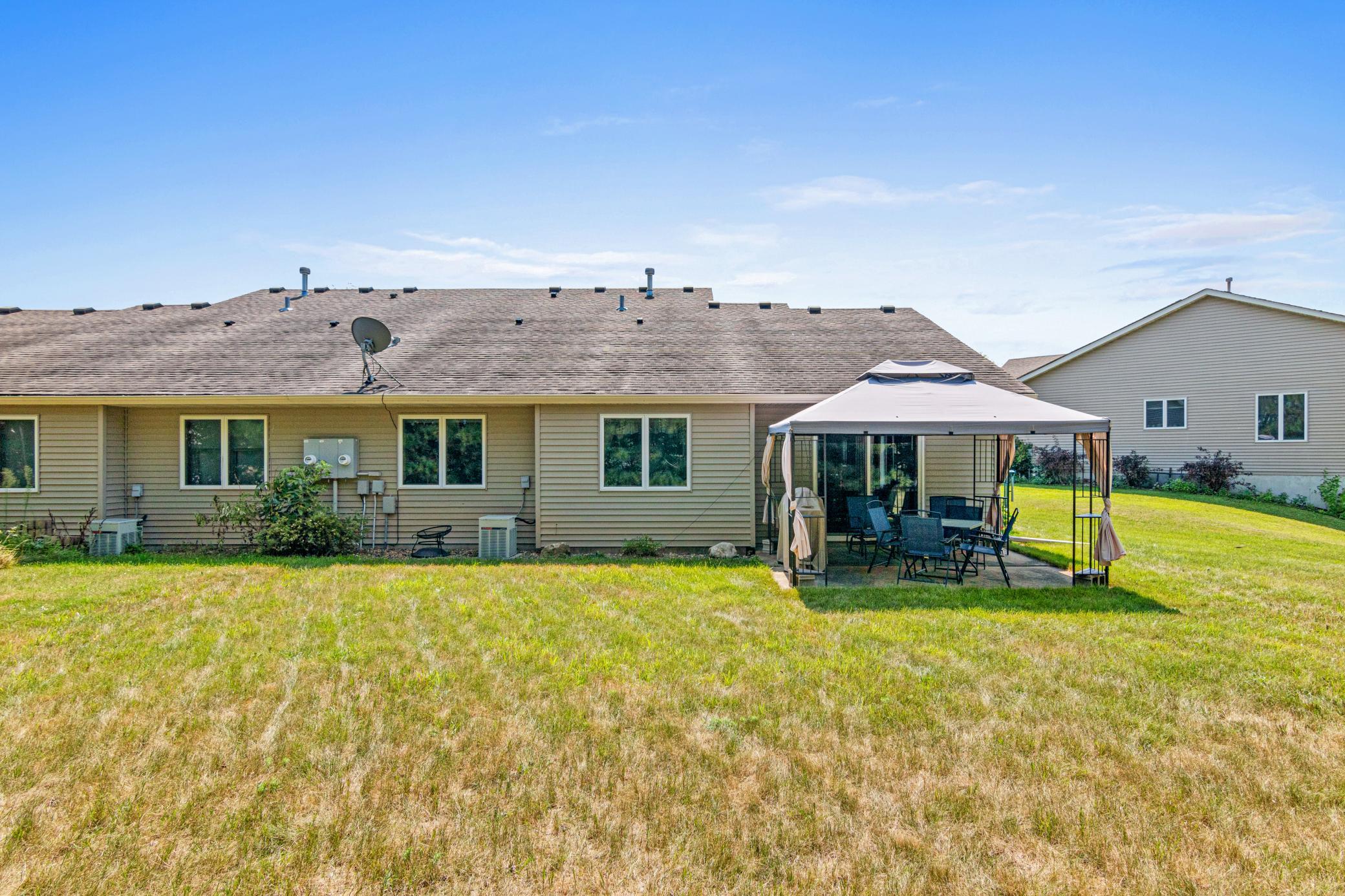 If you have been waiting for one-level living with outdoor space to enjoy and no HOA, this home is ready to welcome you.