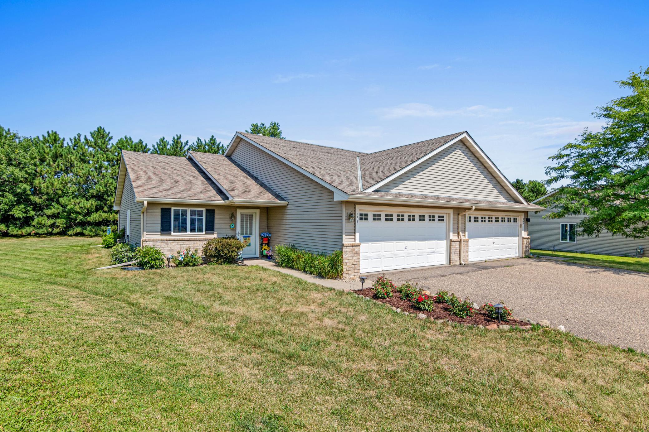 A welcoming neighborhood setting with room to enjoy the outdoors.