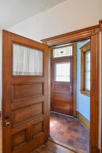 Main level Entrance - another door was to the left of this one that led to the 2nd Level when separated into a duplex before