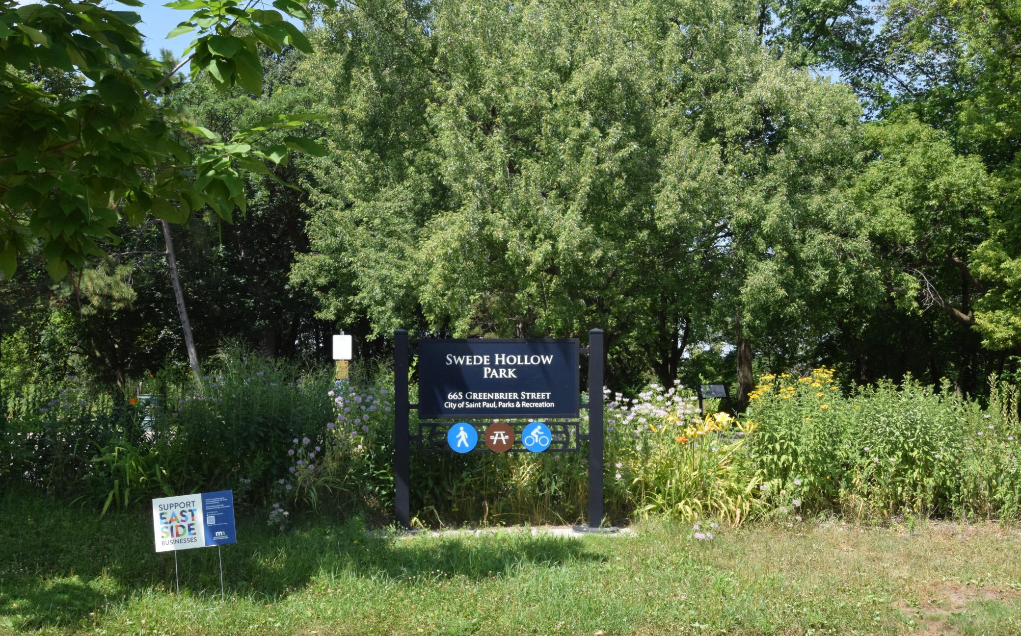 1/2 block from Swede Hollow Park