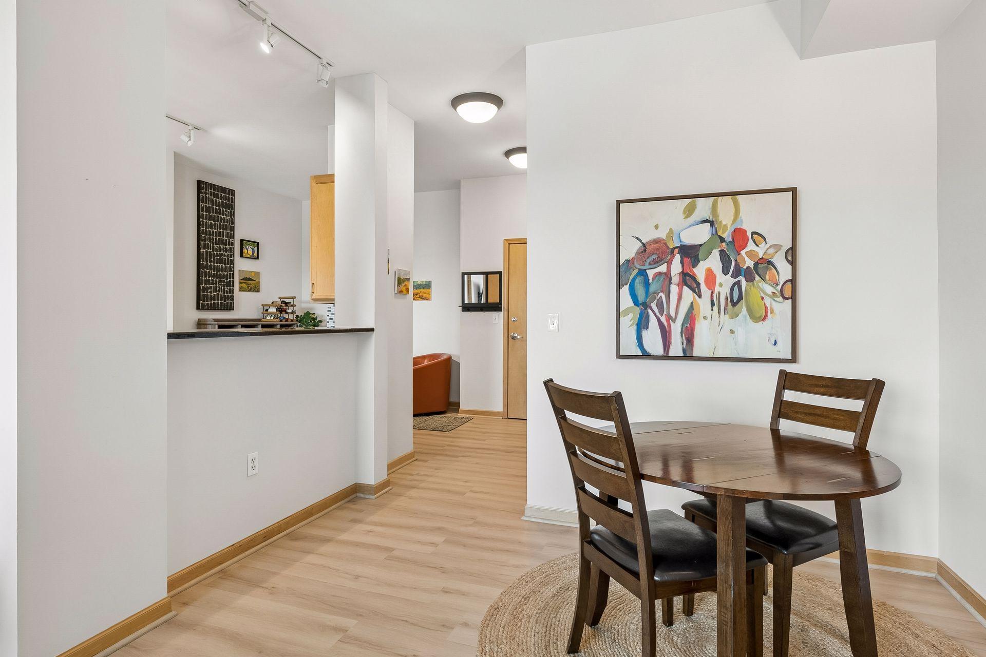 A SECOND FLEX Space. This area is a great dining space but can also function as a reading nook, office or ??