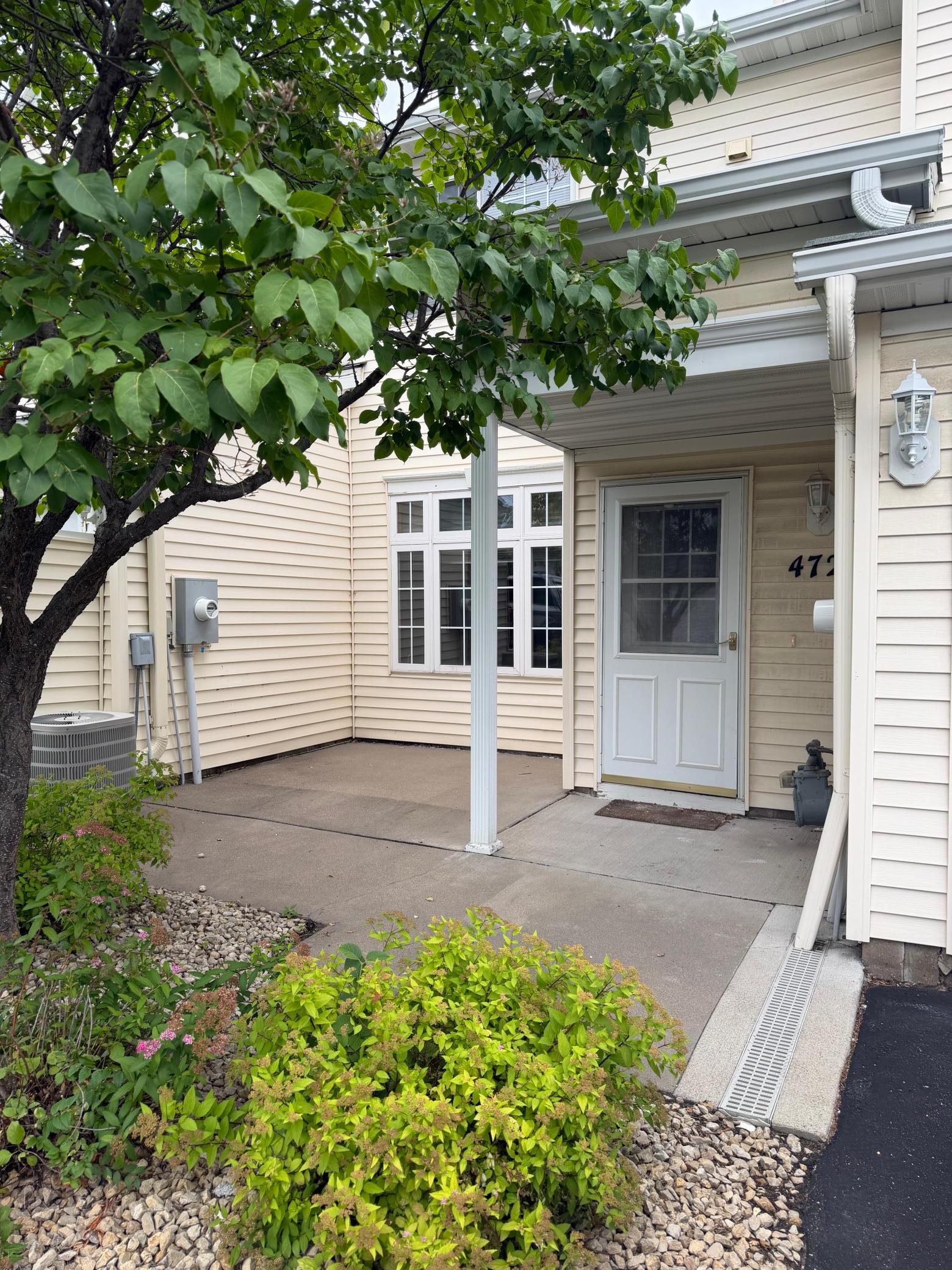 Front door and porch