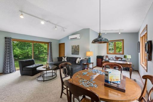 Upper level family room or 4th bedroom.