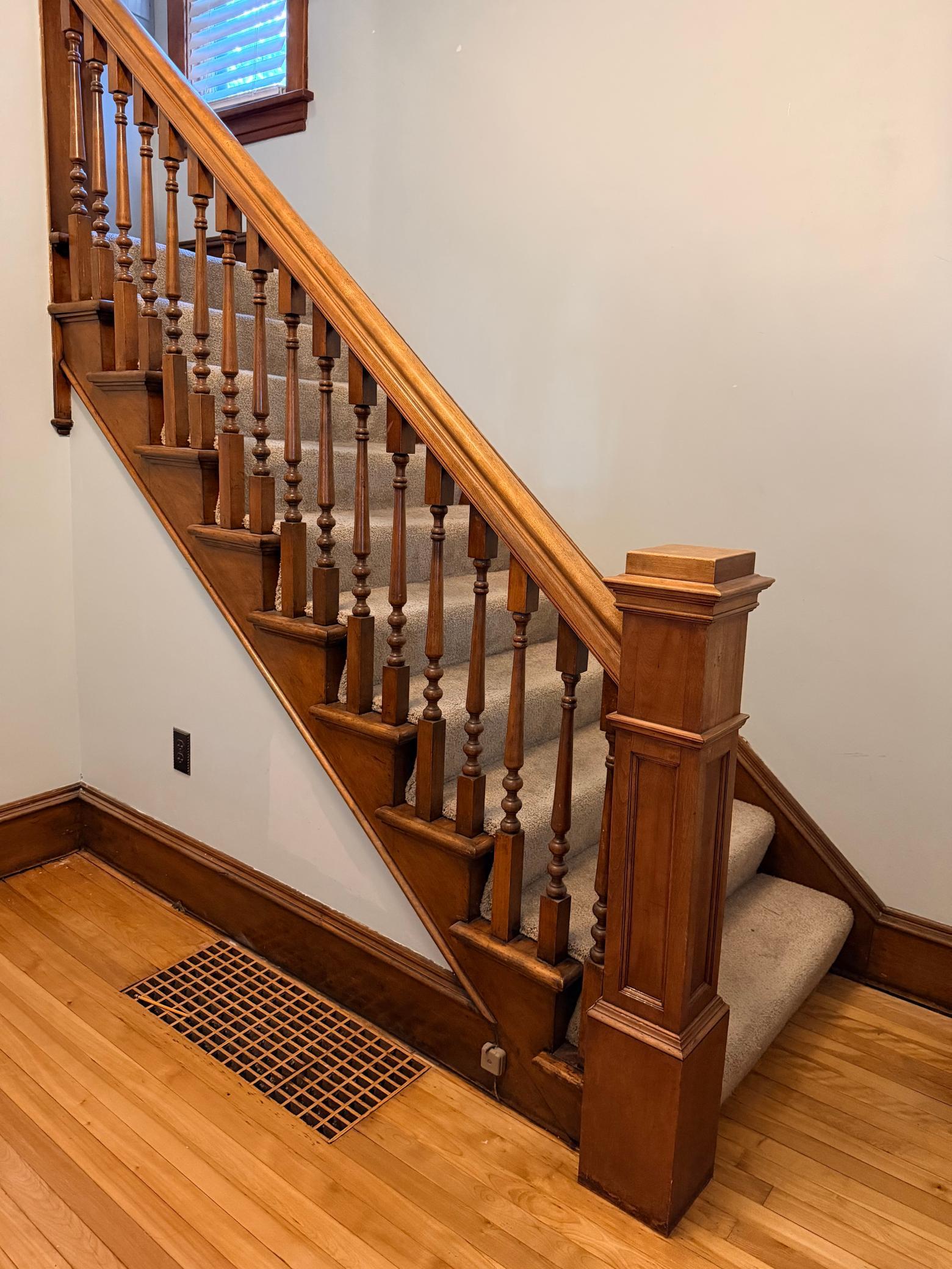Intricate millwork & classic architectural detail preserved