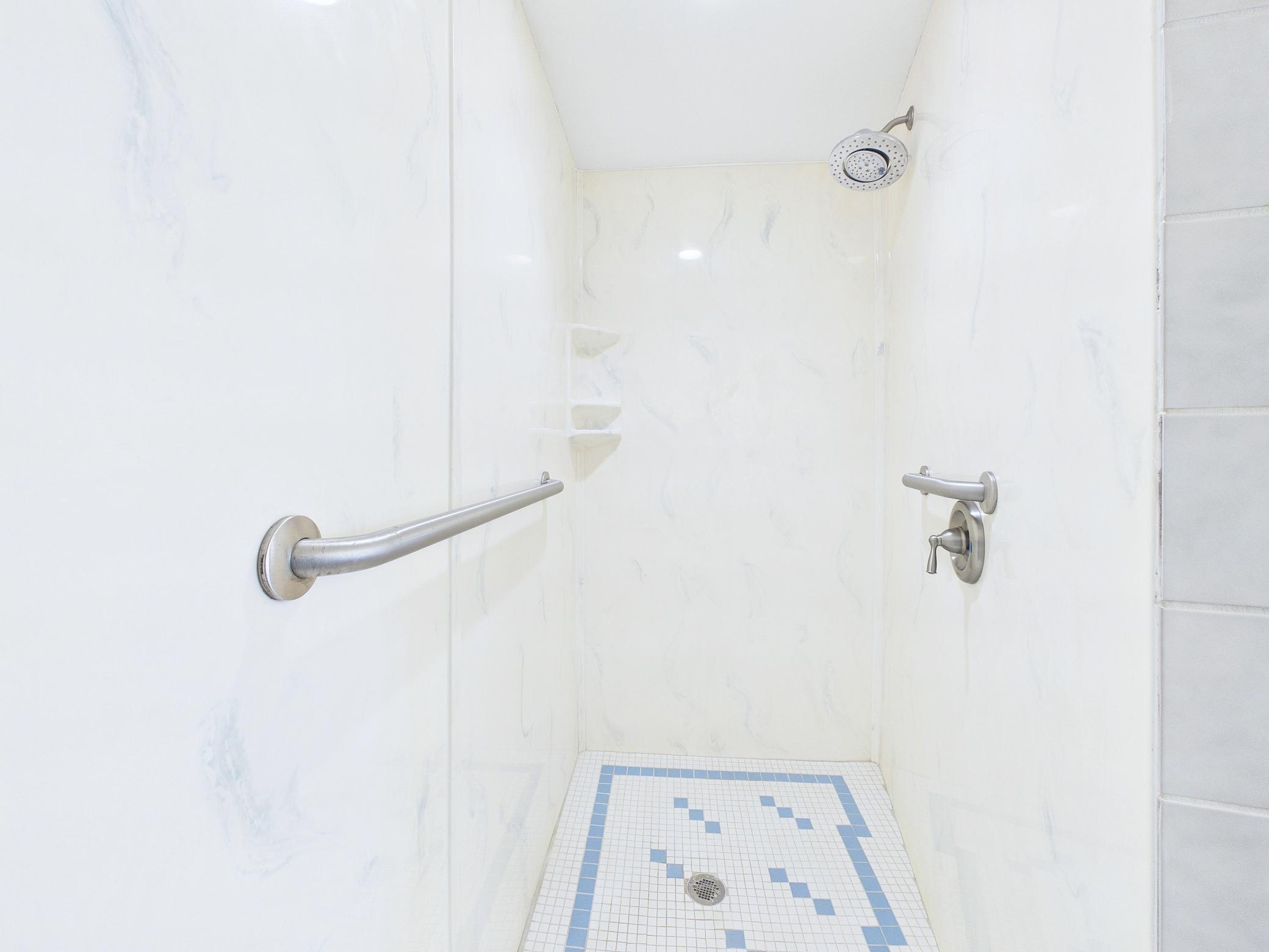 Step In Shower (small curb)