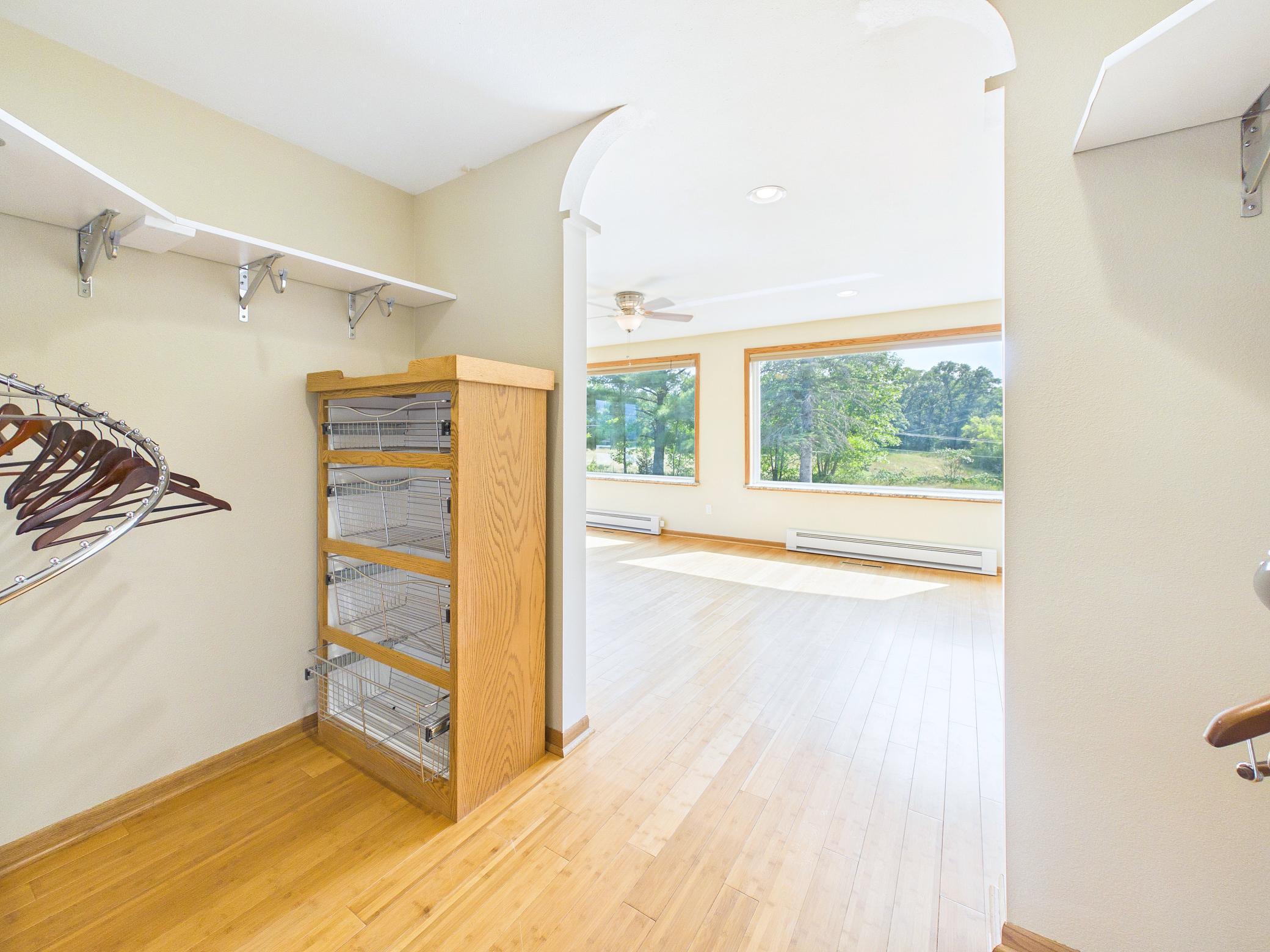 Large walk-in closet