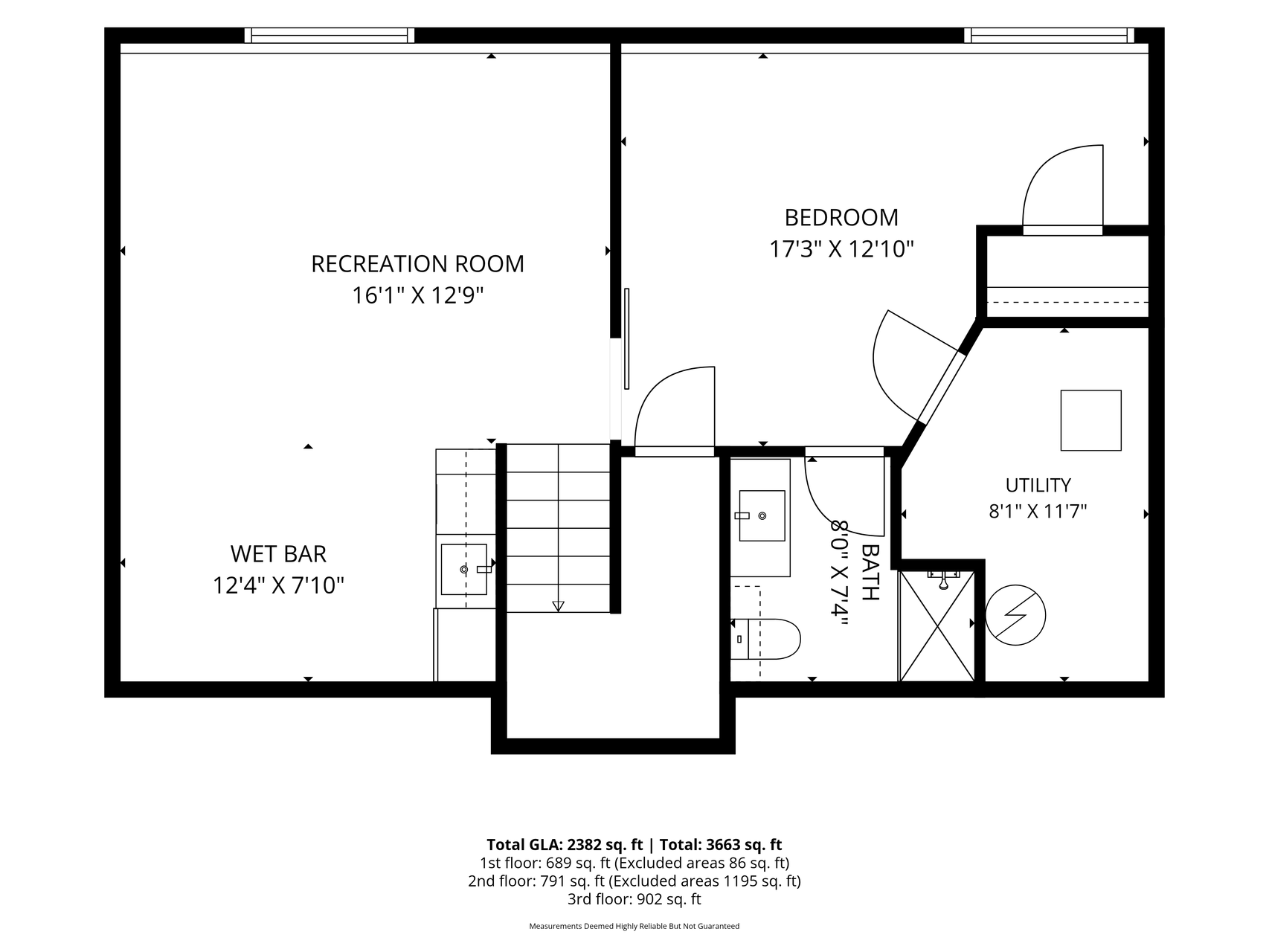 Basement floor plan