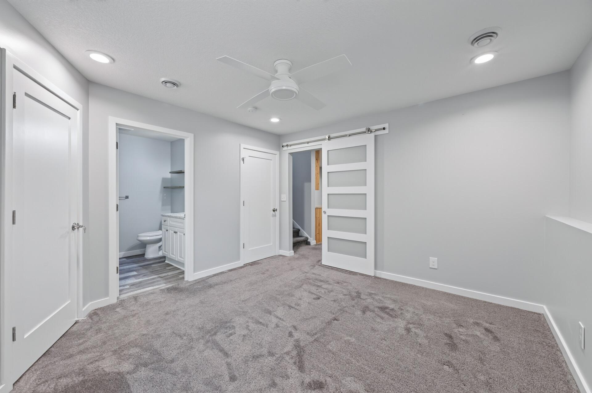 Lower level 4th bedroom