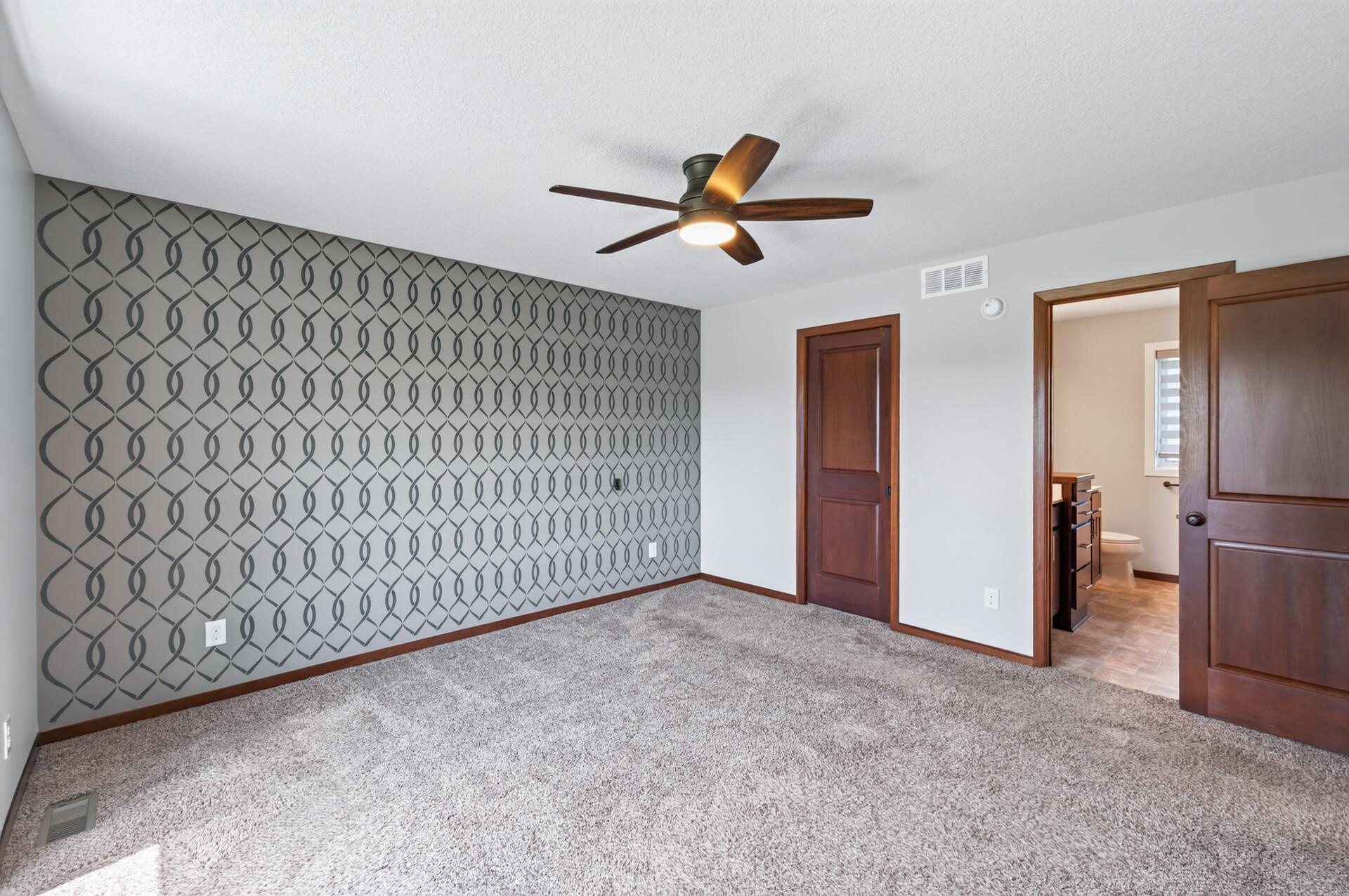 Upper level primary bedroom