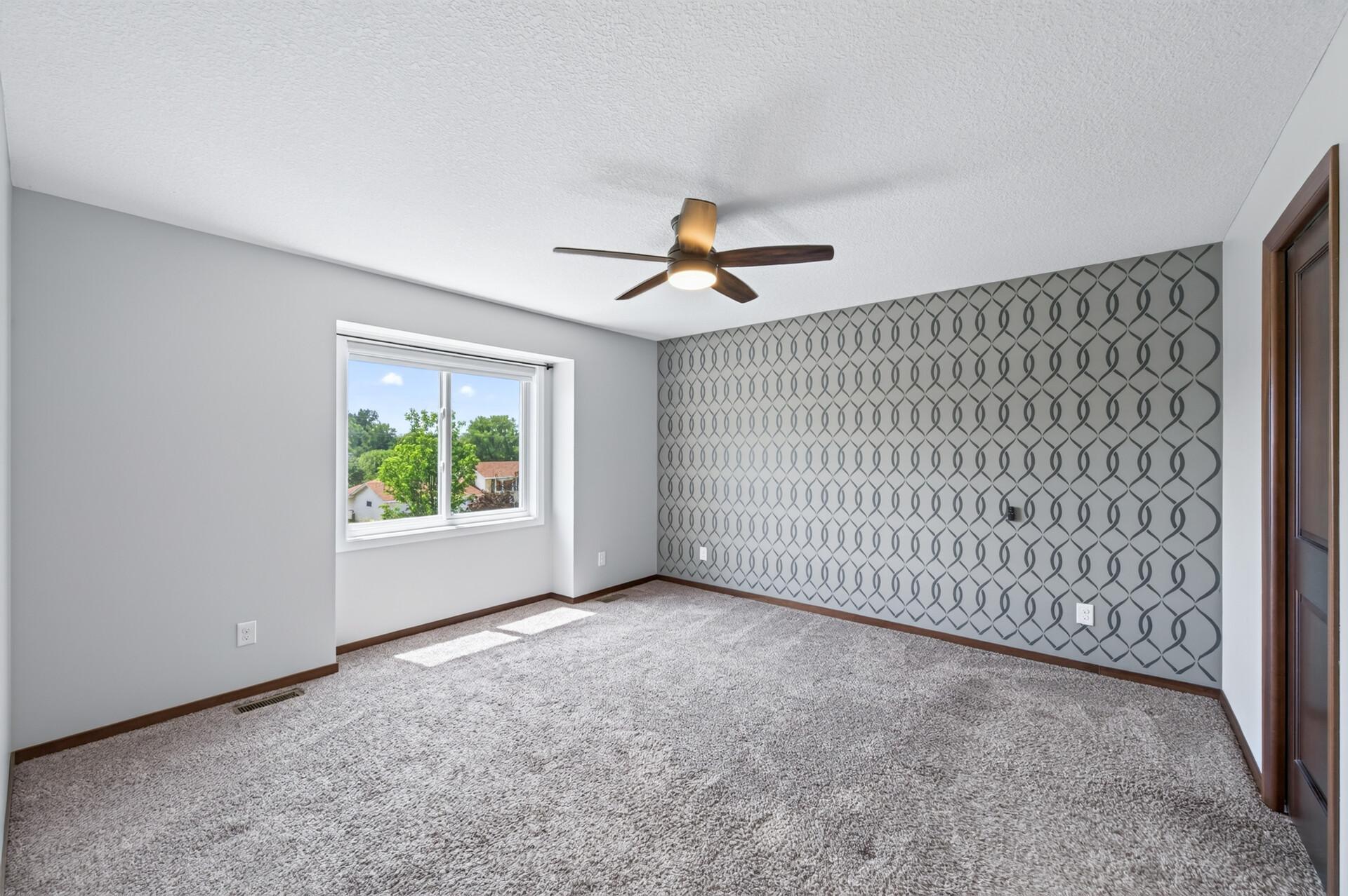 Upper level primary bedroom