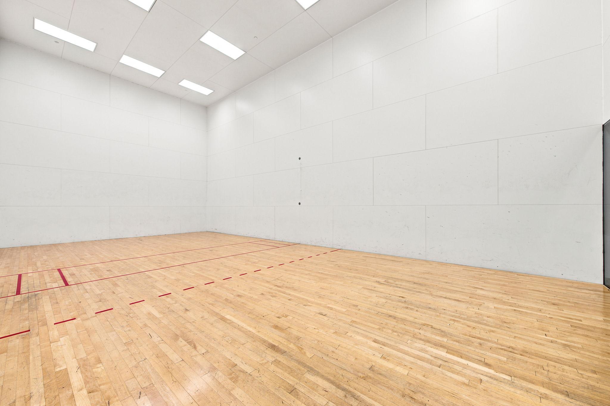 Handball/raquetball court
