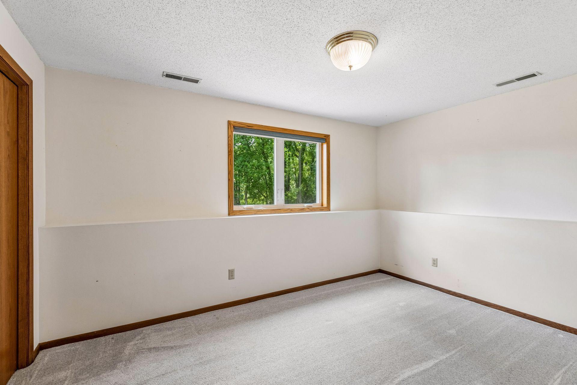 Lower level 3rd bedroom.