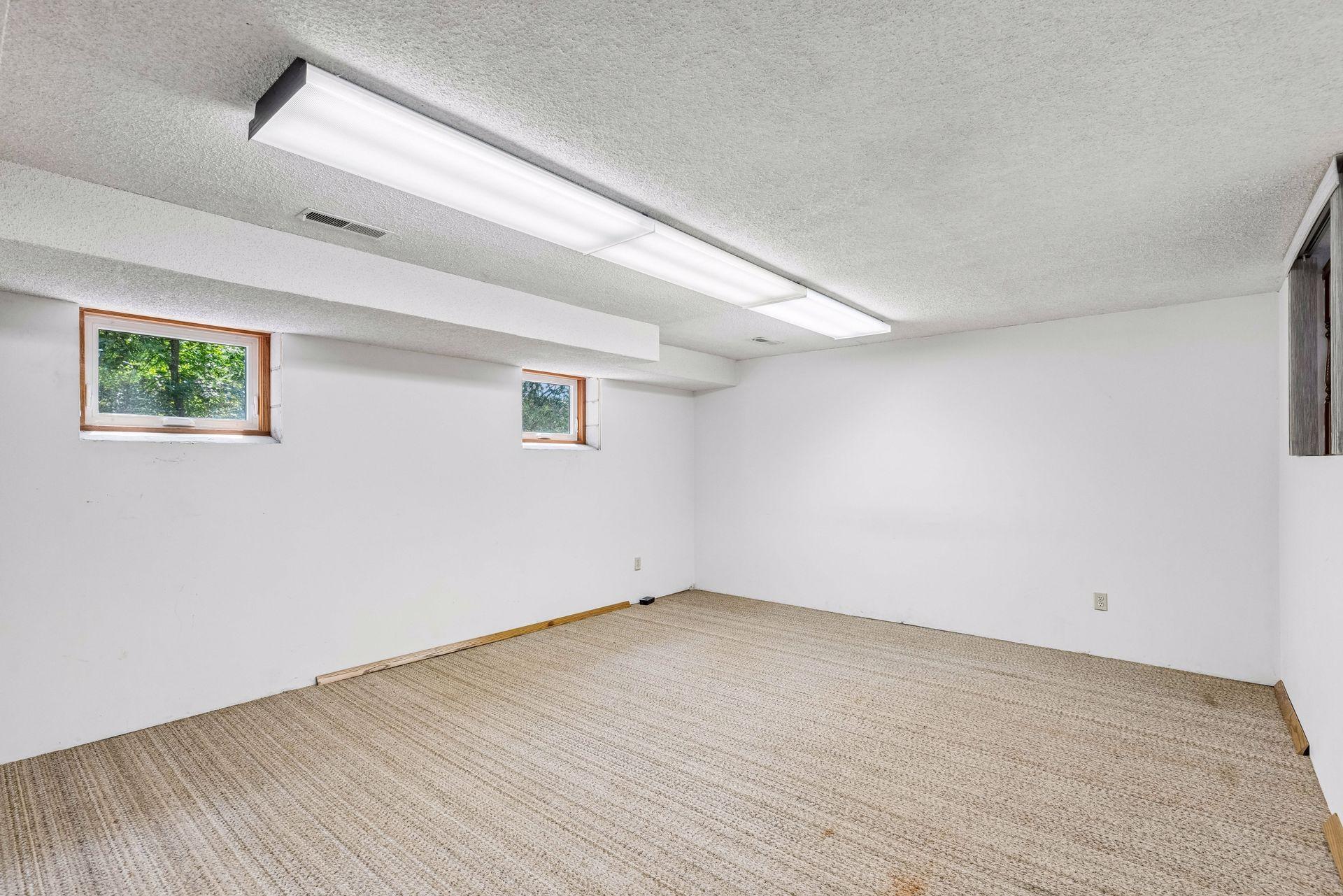 Basement rec room - perfect space to make your own.