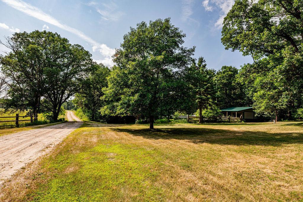 Yard Facing Hwy Entrance and Horse Bldg