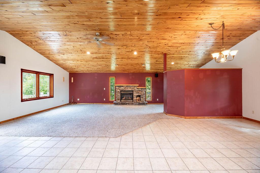 Living Room with Gas Fireplace