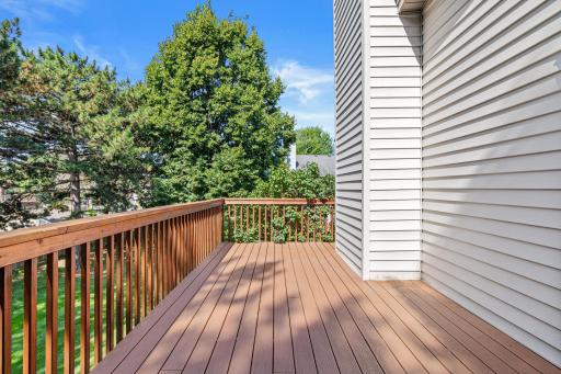 Maintenance free deck for more enjoyment and less upkeep.