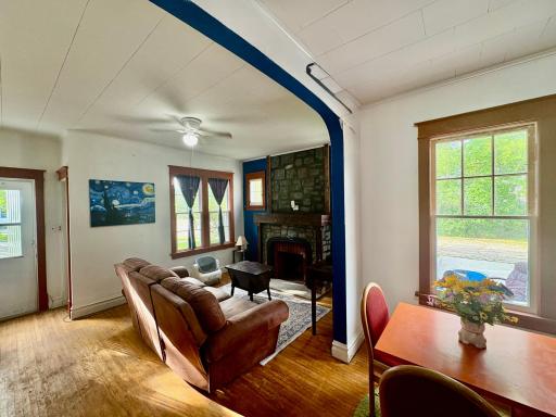 Archways and wood floors