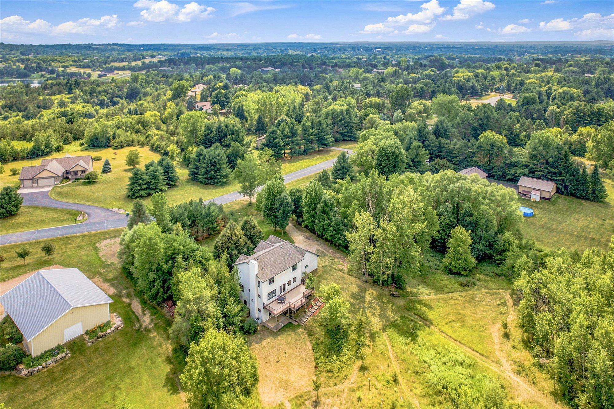 Trails cut in back acreage