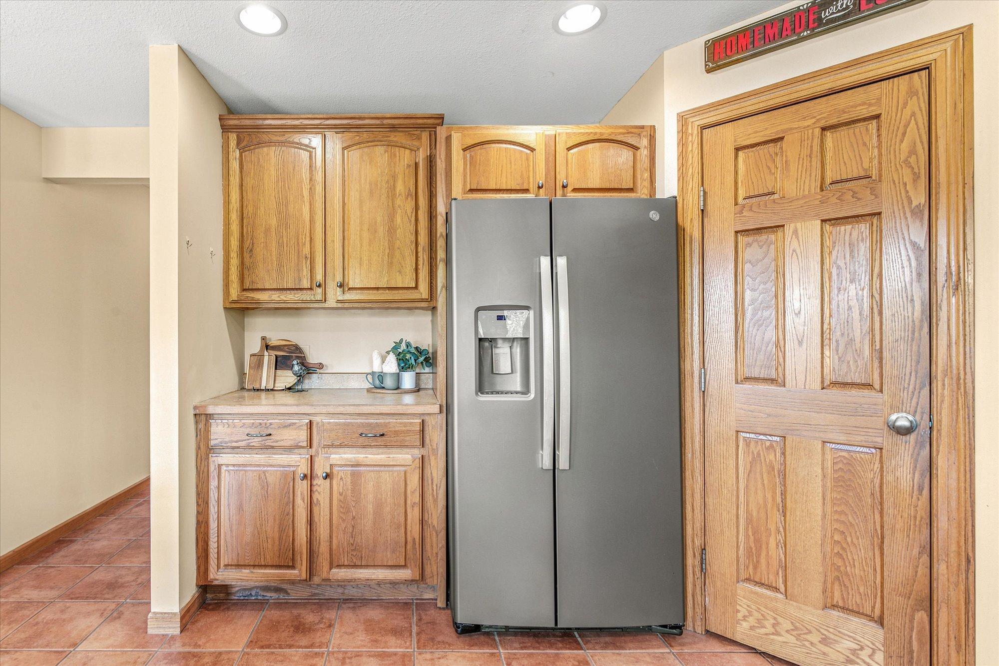 Stainless Fridge - Pantry to Right
