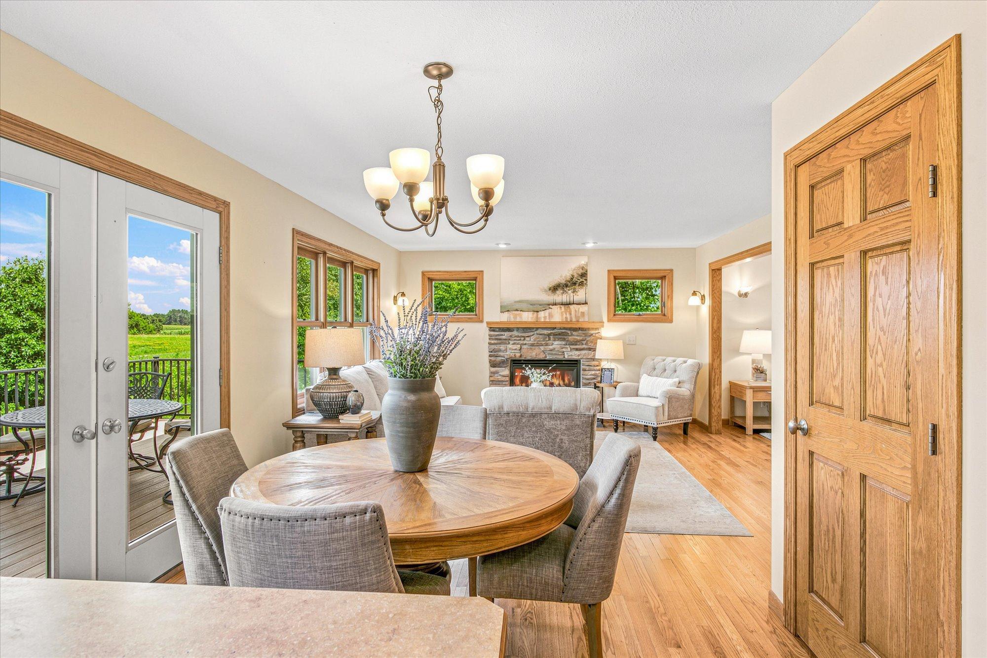Dining Area View to Family Room