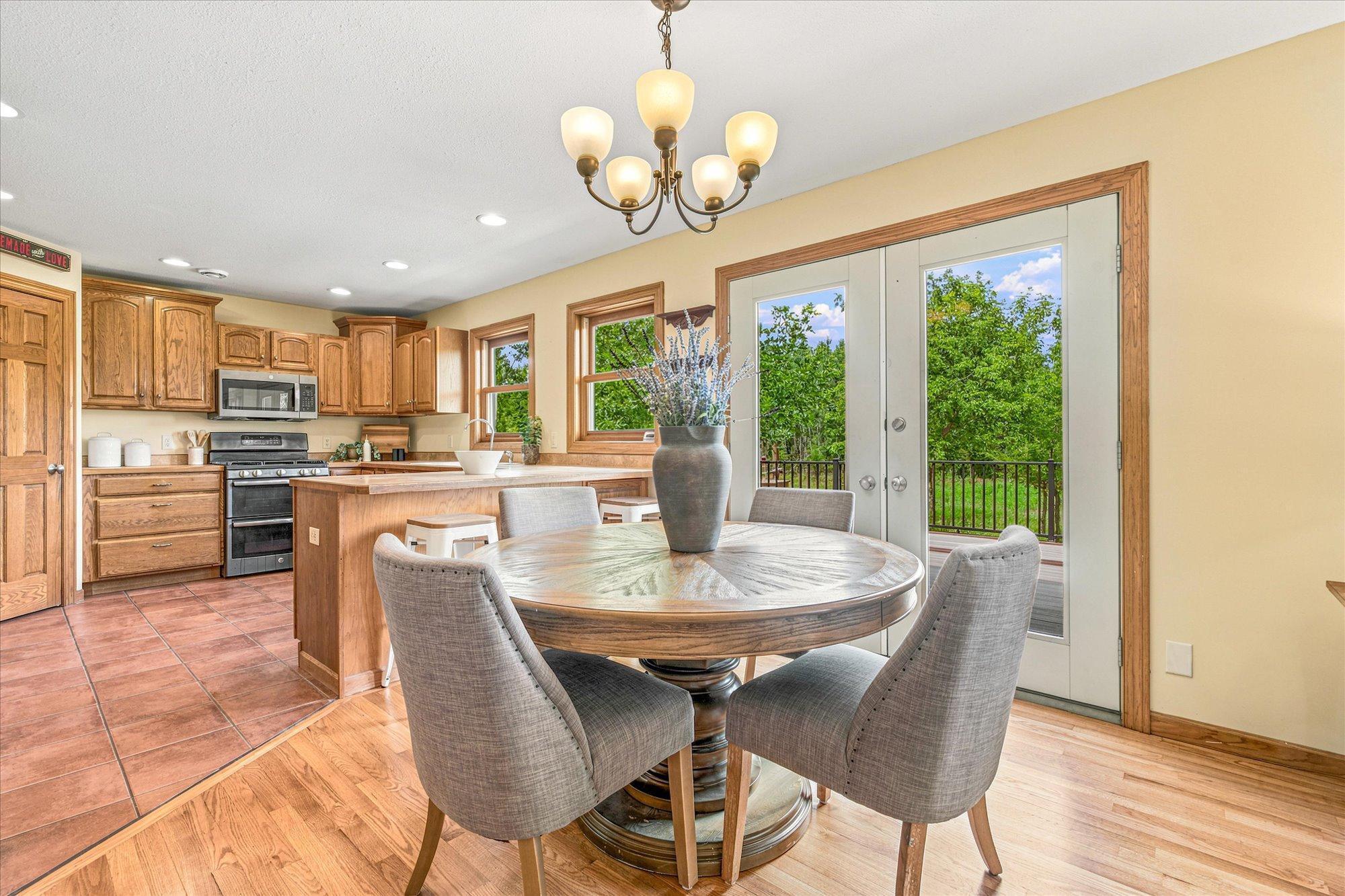 Dining Area View to Kitchen