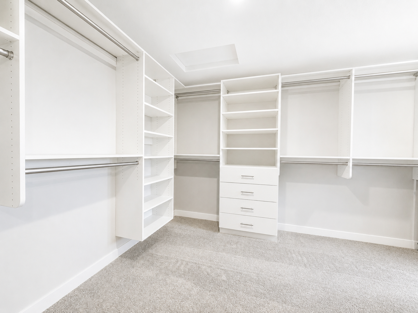 Primary bedroom closet with built-ins